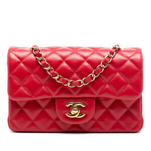 Pre-Loved Chanel Mini Rectangular Classic Lambskin Single Flap